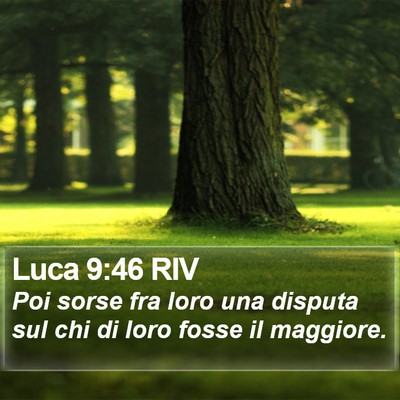 Luca 9:46 RIV Bible Verse Image