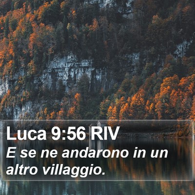 Luca 9:56 RIV Bible Verse Image