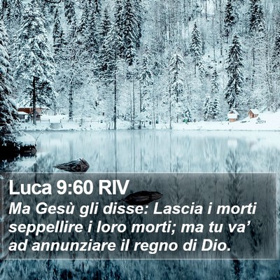 Luca 9:60 RIV Bible Verse Image