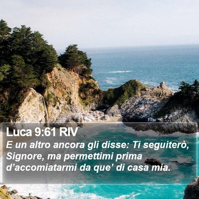 Luca 9:61 RIV Bible Verse Image