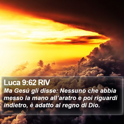 Luca 9:62 RIV Bible Verse Image