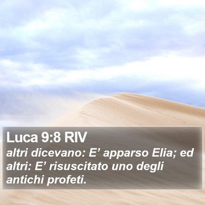 Luca 9:8 RIV Bible Verse Image