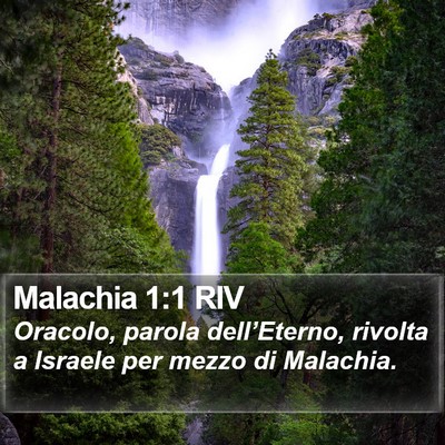 Malachia 1:1 RIV Bible Verse Image