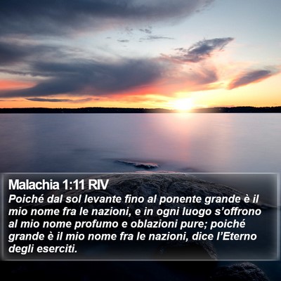Malachia 1:11 RIV Bible Verse Image