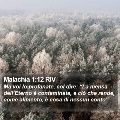Malachia 1:12 RIV Bible Verse Image