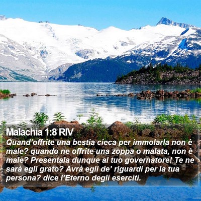 Malachia 1:8 RIV Bible Verse Image