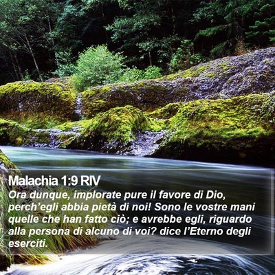Malachia 1:9 RIV Bible Verse Image