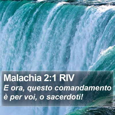 Malachia 2:1 RIV Bible Verse Image