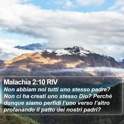 Malachia 2:10 RIV Bible Verse Image