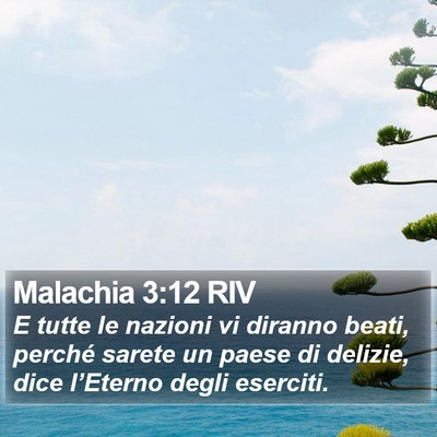 Malachia 3:12 RIV Bible Verse Image