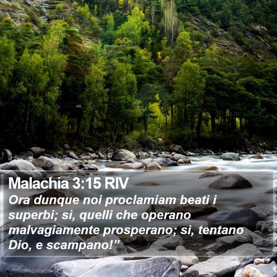 Malachia 3:15 RIV Bible Verse Image