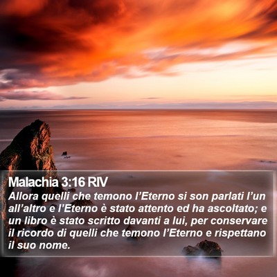Malachia 3:16 RIV Bible Verse Image