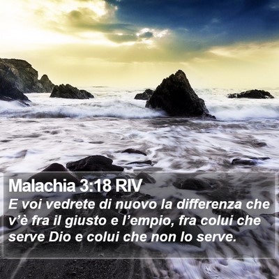 Malachia 3:18 RIV Bible Verse Image