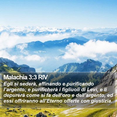 Malachia 3:3 RIV Bible Verse Image