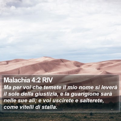 Malachia 4:2 RIV Bible Verse Image
