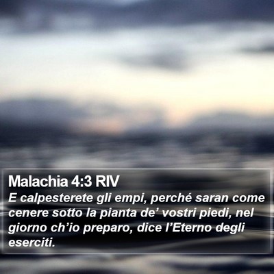 Malachia 4:3 RIV Bible Verse Image