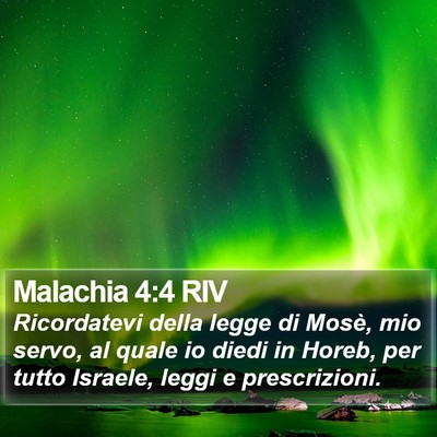 Malachia 4:4 RIV Bible Verse Image