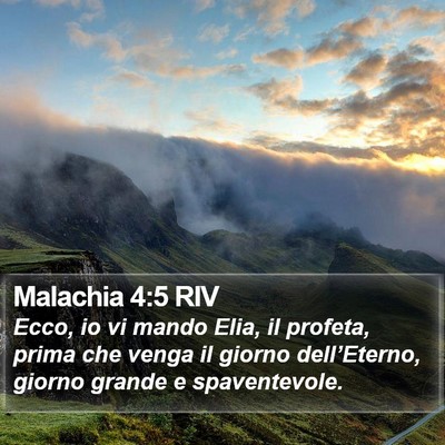 Malachia 4:5 RIV Bible Verse Image