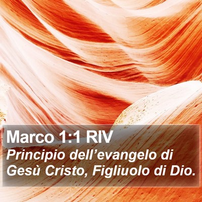 Marco 1:1 RIV Bible Verse Image