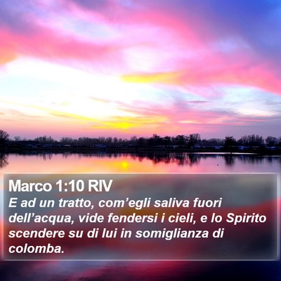 Marco 1:10 RIV Bible Verse Image