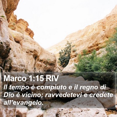 Marco 1:15 RIV Bible Verse Image