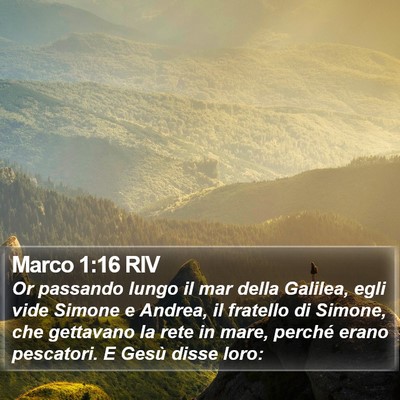 Marco 1:16 RIV Bible Verse Image