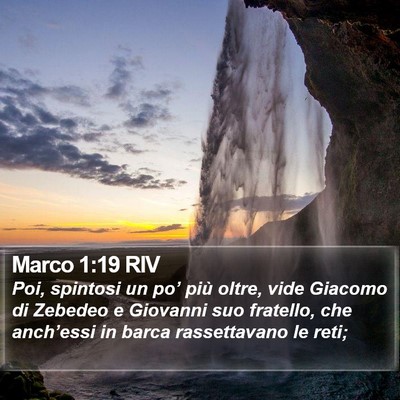 Marco 1:19 RIV Bible Verse Image