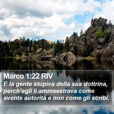 Marco 1:22 RIV Bible Verse Image