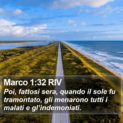 Marco 1:32 RIV Bible Verse Image