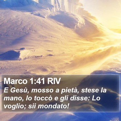 Marco 1:41 RIV Bible Verse Image