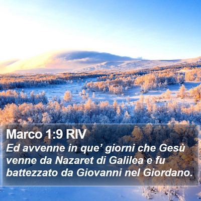 Marco 1:9 RIV Bible Verse Image
