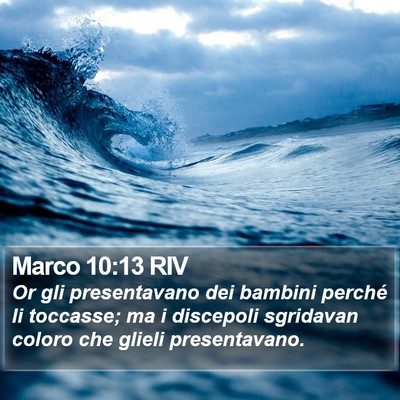 Marco 10:13 RIV Bible Verse Image