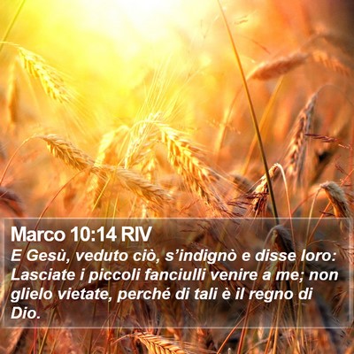 Marco 10:14 RIV Bible Verse Image