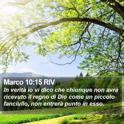 Marco 10:15 RIV Bible Verse Image