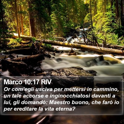 Marco 10:17 RIV Bible Verse Image