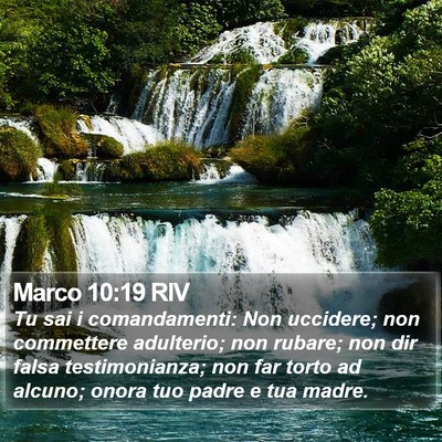 Marco 10:19 RIV Bible Verse Image