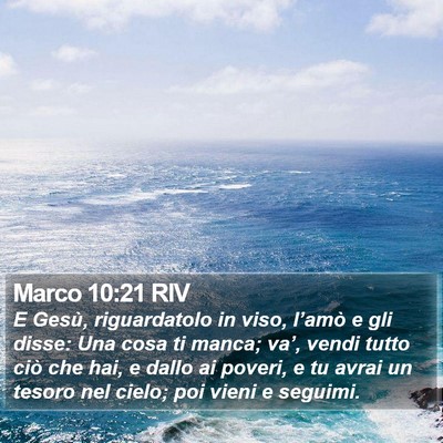 Marco 10:21 RIV Bible Verse Image