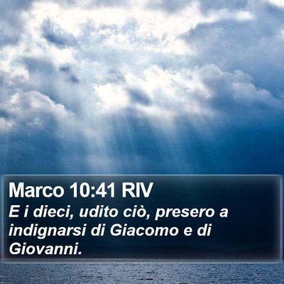 Marco 10:41 RIV Bible Verse Image
