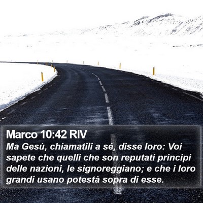 Marco 10:42 RIV Bible Verse Image