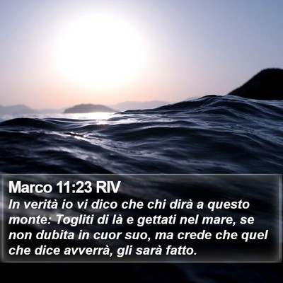 Marco 11:23 RIV Bible Verse Image