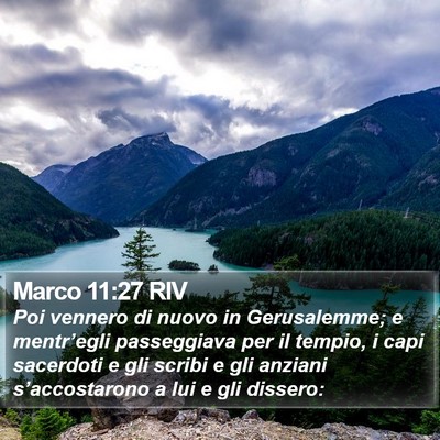 Marco 11:27 RIV Bible Verse Image