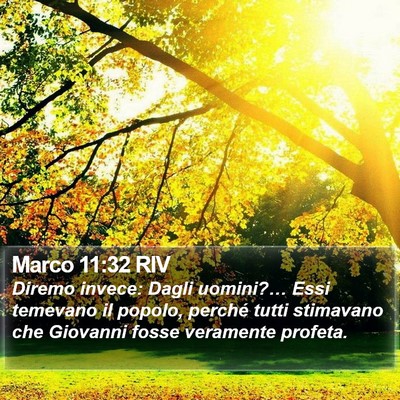 Marco 11:32 RIV Bible Verse Image