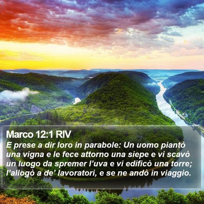 Marco 12:1 RIV Bible Verse Image