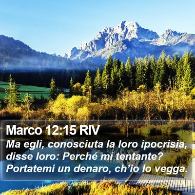 Marco 12:15 RIV Bible Verse Image