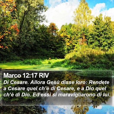 Marco 12:17 RIV Bible Verse Image