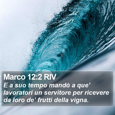 Marco 12:2 RIV Bible Verse Image
