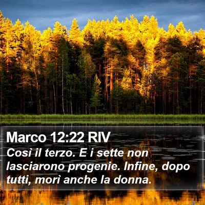 Marco 12:22 RIV Bible Verse Image