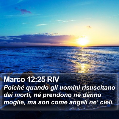 Marco 12:25 RIV Bible Verse Image