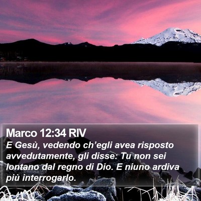 Marco 12:34 RIV Bible Verse Image