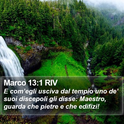 Marco 13:1 RIV Bible Verse Image